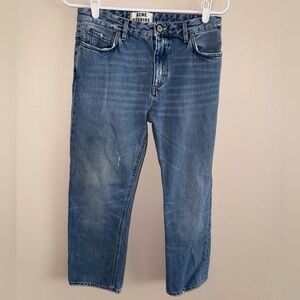 Acne Studios‎ Women’s Pop Light Vintage Cropped Blue Jeans size 2